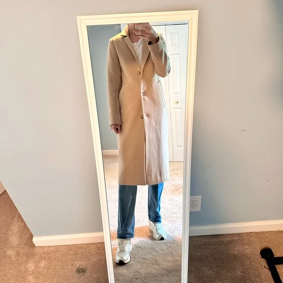 Abercrombie & Fitch Wool Blend Dad Coat - Picture 4 of 8